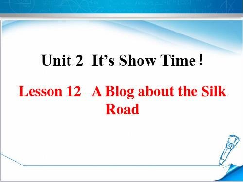 【冀教版教材适用】初一七年级英语下册《Unit 2 Lesson 12》课件