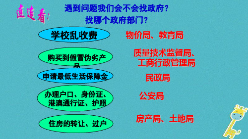 八年级道德与法治下册第三单元人民当家作主第六课我国国家机构第2框国家行政机关课件新人教版(4)