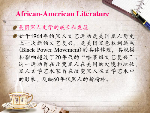 African-American Literature