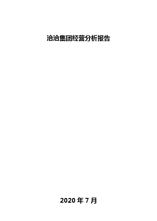 洽洽集团经营分析报告