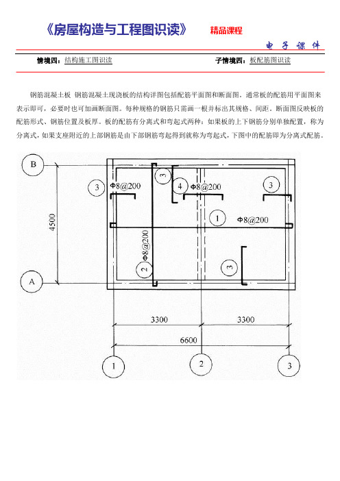 板配筋图识读