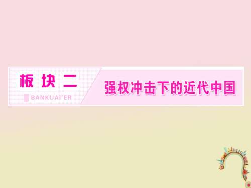 (通用版)2020年高考历史二轮复习课件：  通史整合(四)近代中国的变革与转型——晚清时期课件