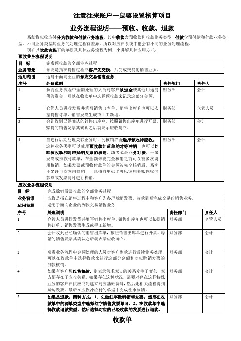 金蝶往来业务笔记