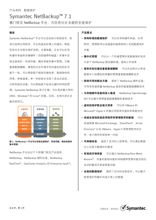 赛门铁克,Backup,BE,数据备份,解决方案,_SymcNetBackup7.1