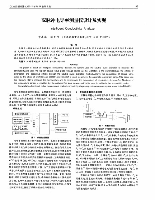 双脉冲电导率测量仪设计及实现
