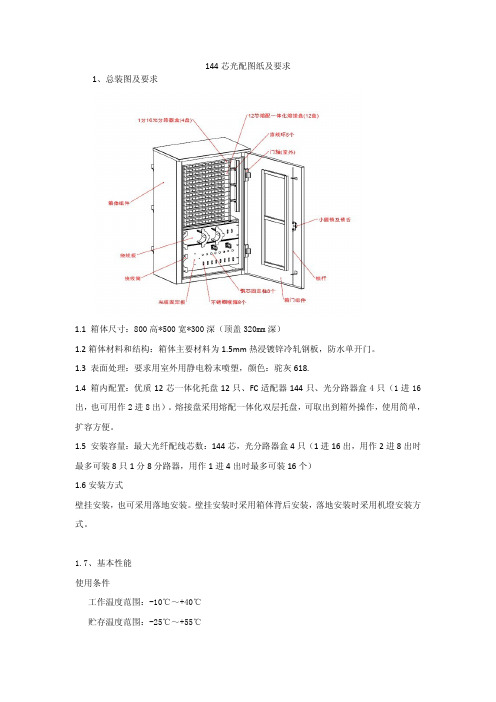 144芯光缆交接箱