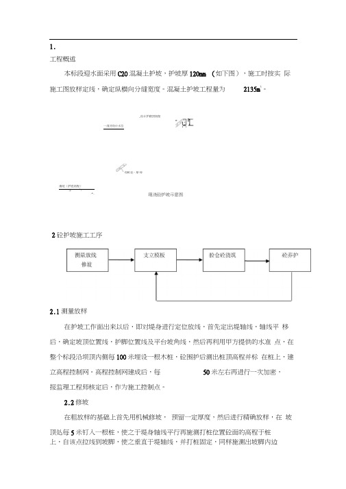 砼护坡施工方案(整理)