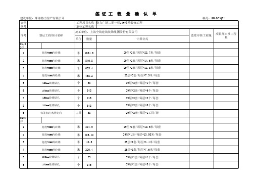 水电签证模版