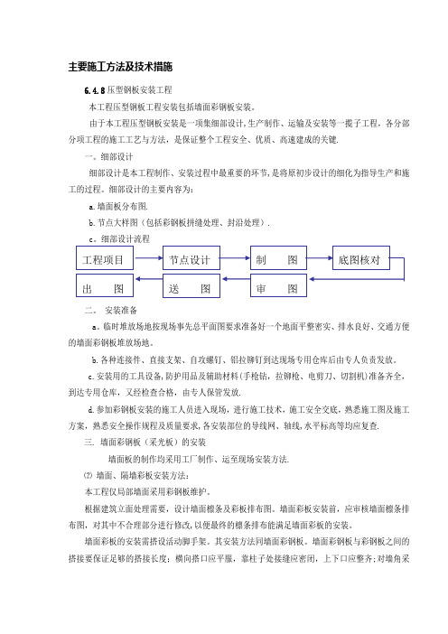 钢板墙面施工方案