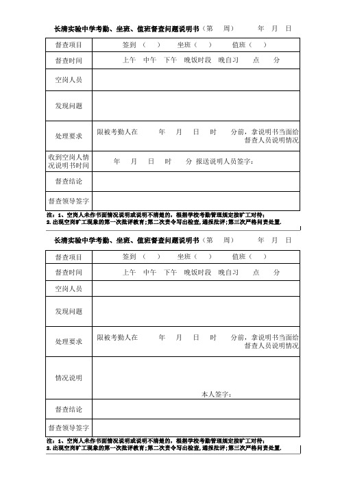 督查考勤问责表(1)