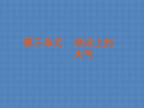 2012届高考地理一轮复习精品课件第7讲冷热不均引起的大气运动(人教版)