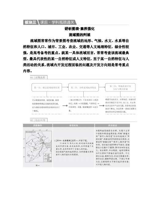 金教程地理湘教一轮通关训练：323 流域综合治理与开发 含解析