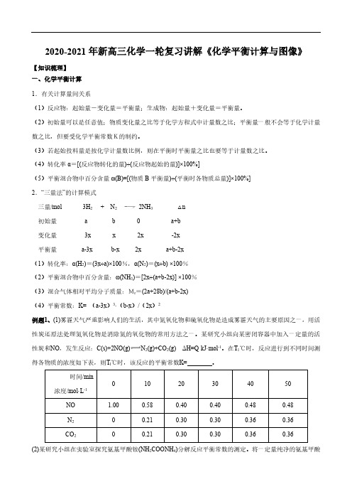 《化学平衡计算与图像》