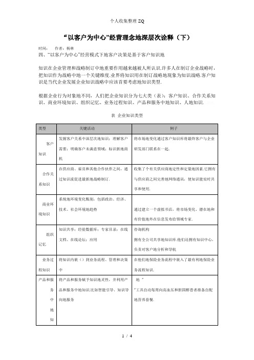 以客户为中心经营理念的深层次诠释(下)DOC