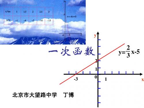 一次函数(6课时)