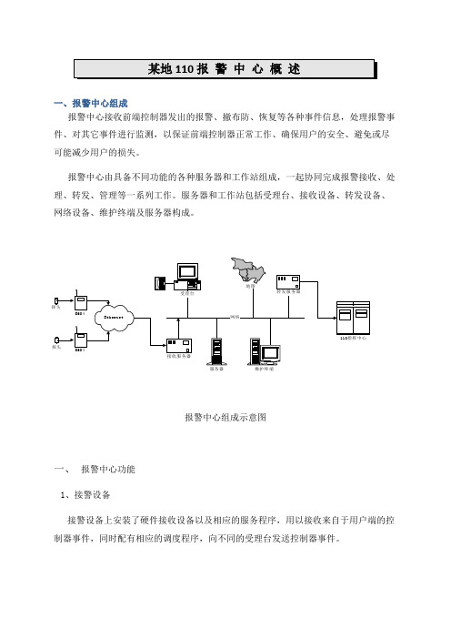 某地警察110报警中心系统设计方案