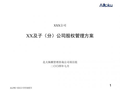 【并购重组】北大纵横_某大型电力国企收购后重组方案