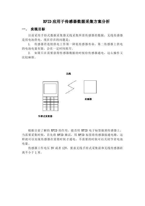 RFID应用于传感器数据采集方案分析