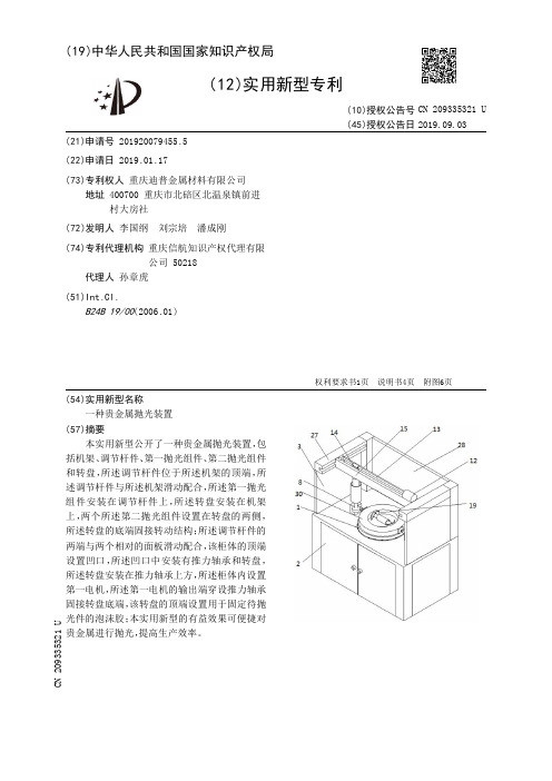 【CN209335321U】一种贵金属抛光装置【专利】