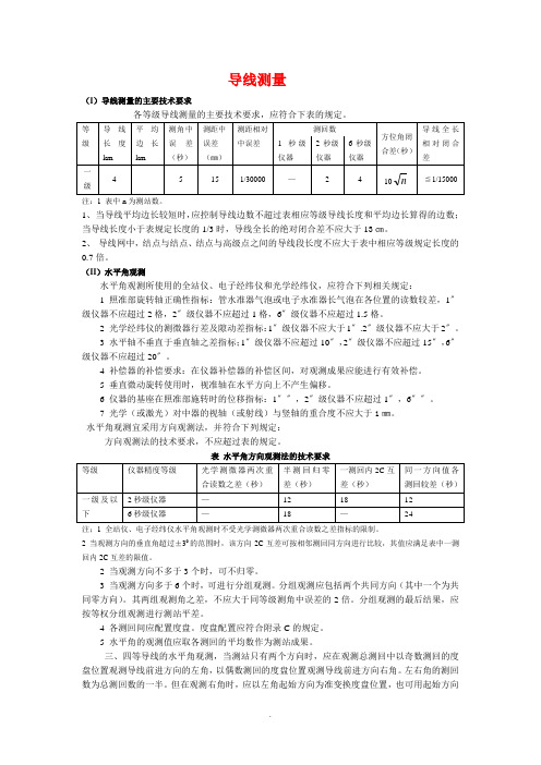 导线测量方法1.