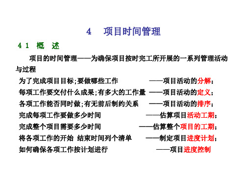 IT项目时间管理