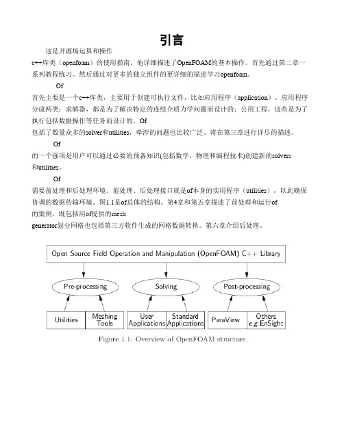 OpenFOAM使用手册(中文翻译版)