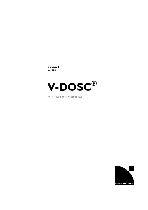 V-DOSC MANUAL V4 0605 1-50