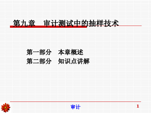 审计测试中的抽样技术运用指导