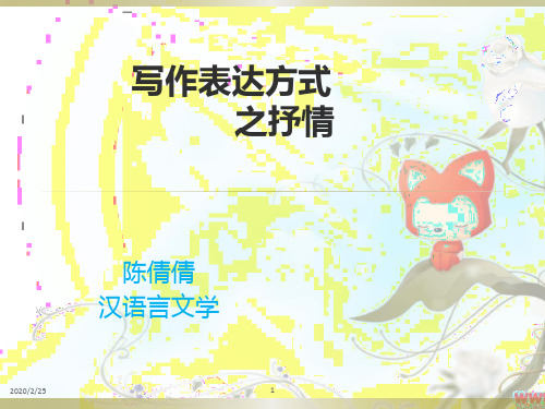 写作表达方式PPT课件