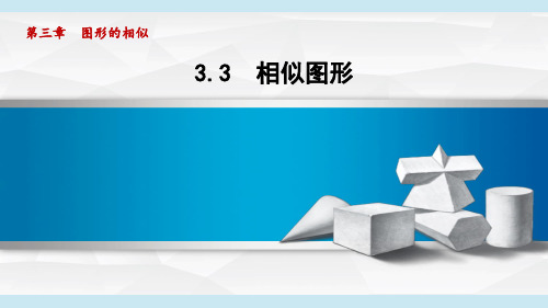 湘教版九年级数学  3.3 相似图形(学习、上课课件)