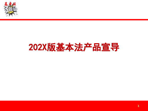 中国人寿基本法PPT模板