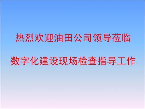 数字化建设工作汇报