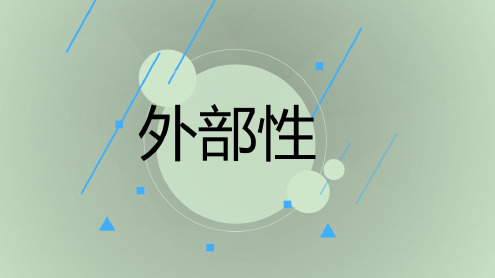 培训学习资料-外部性-2022年学习资料