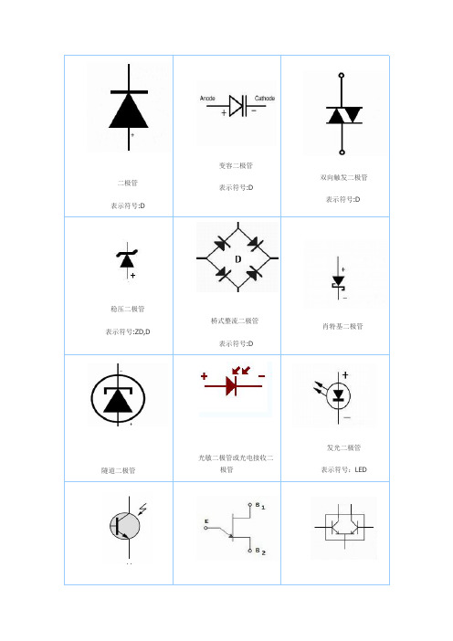 (完整版)电路图及元件符号大全