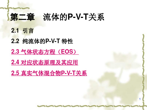 第2章 PVT2化工热力学资料