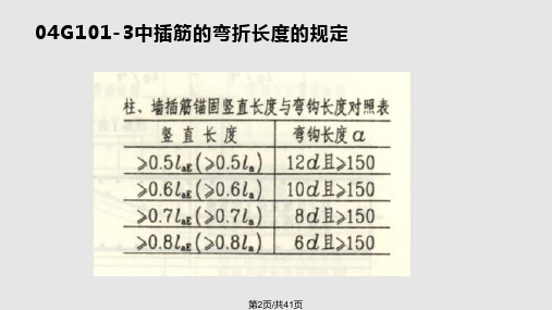 手工计算钢筋工程量培训讲义页