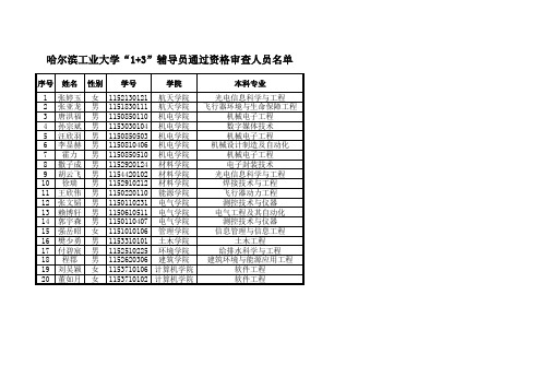 13辅导员推荐表