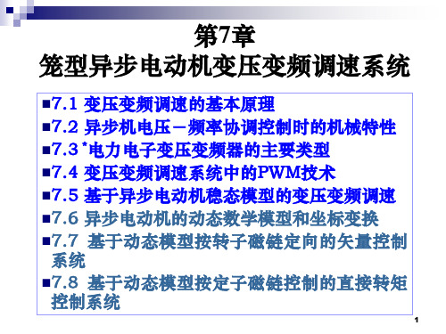 第七章_笼型异步电机变压变频调速系统b