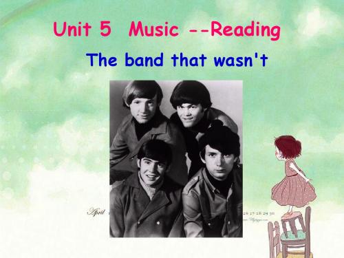 人教版必修二_unit5---reading
