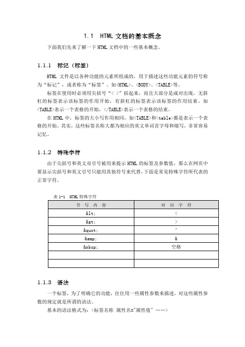 html文档