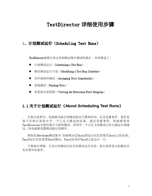 TestDirector详细使用步骤