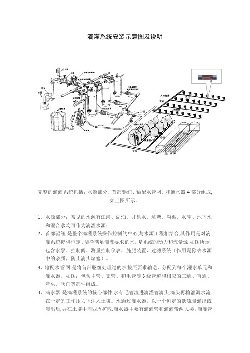 滴灌系统安装示意图及说明