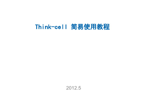 Think-cell 简易使用教程