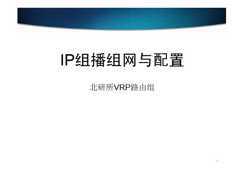 IP组播组网与配置