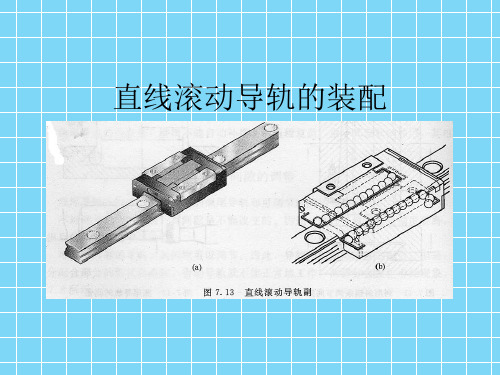 直线滚动导轨的装配