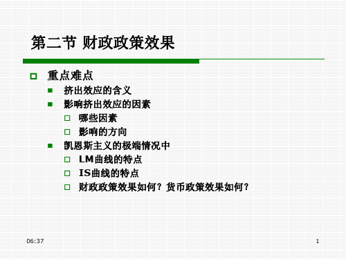 财政政策乘数