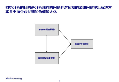 财务分析培训毕马威23页PPT