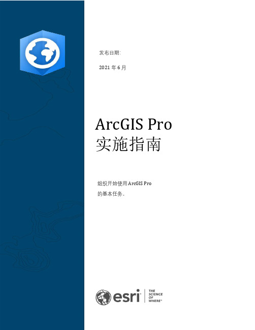 arcgis pro 实施指南说明书