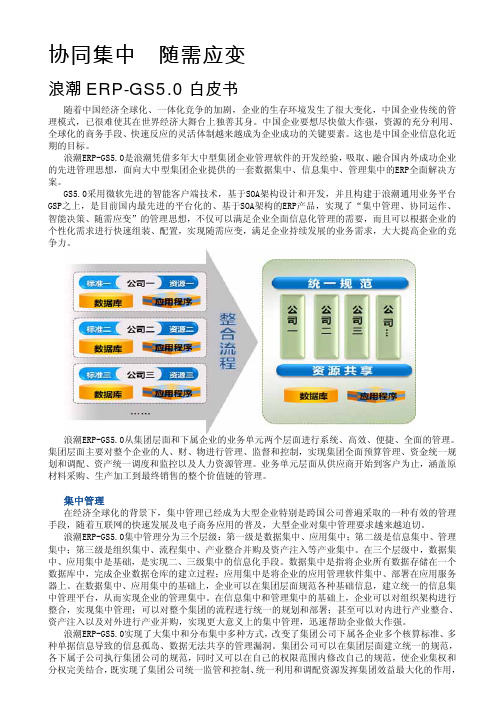 PCG01浪潮ERP-GS50白皮书新