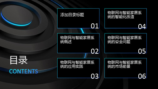 物联网与智能家居系统应用实践与智能化改造课件